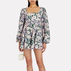 AGUA BY AGUA BENDITA
Avena Floral Cotton Mini Dress